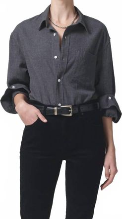 Citizens Of Humanity Kayla Shirt In Heron Grey