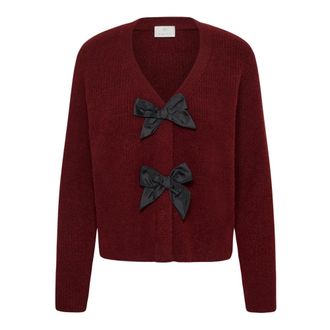Kaffe C&aacute;rdigan KAmay - Knitwear - Mujer - Rojo - 2XL