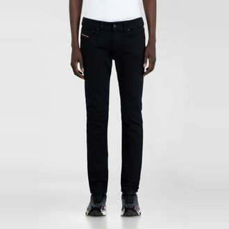 Diesel Skinny Jeans Low Waist 1979 Sleenker, Black/Dark grey, Zip fly