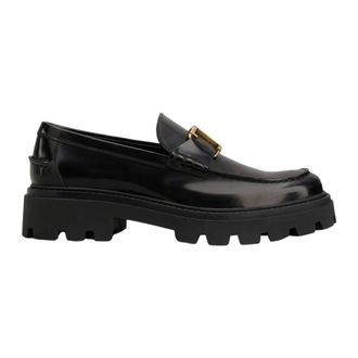 Tod's Tods, Loafers, male, Black, Size: 8 1/2 US Black Flat Shoes
