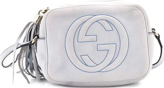 Gucci Soho Disco Nubuck Small crossbody bag - Blauw