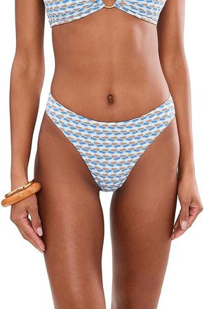 Seafolly Mala High Leg Pants Womens Swimwear Powder Blue : AUS 14 (US Womens 10), Elastane/Nylon