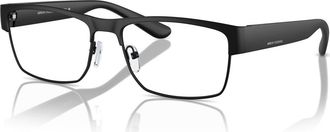 A|X Armani Exchange 56mm Rectangle optical glasses in Black at Nordstrom