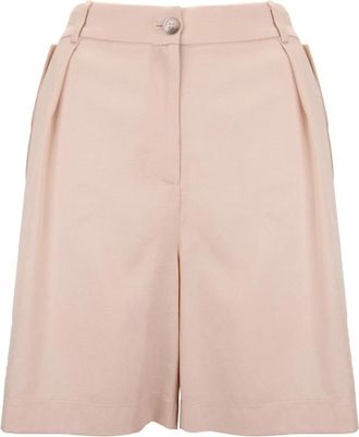 Nenette Lange shorts - Dames - Korte Broeken - Roze - L - Katoen - Korte Broeken