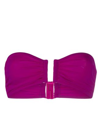 Eres Show bandeau bikini top - Pink