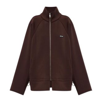 Rotate Felpa con patch logo - - Sweatshirts & Hoodies - Donna - Marrone - M