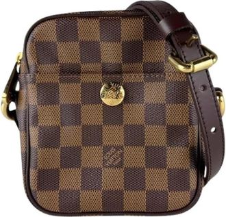 Louis Vuitton Pre-owned Vintage Damier Canvas Shoulder Bag - Dames - Vintage Schoudertas - Bruin - ONE Size - Vintage