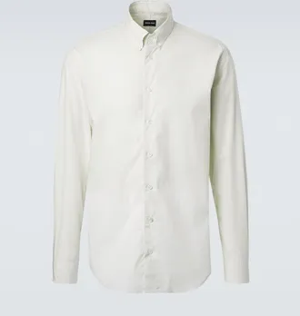 Giorgio Armani Camisa Archivio de algod&oacute;n