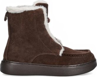 Twin-Set zip-fastening ankle boots - Brown