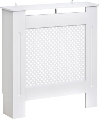 HOMCOM Homcom - Cubre Radiador Cubierta De Radiador Estante Para Radiador Mdf 78x19x82cm