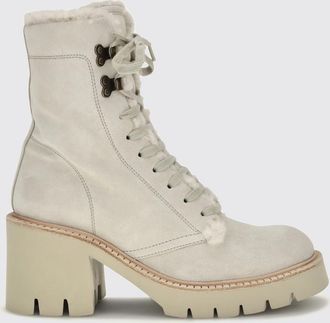 Pedro Garcia Anfibi Zineta in pelle con interni in shearling e suola carrarmato