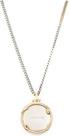 Alexander McQueen Alexander Mc Queen Hombres Collar de lat&oacute;n plata/oro