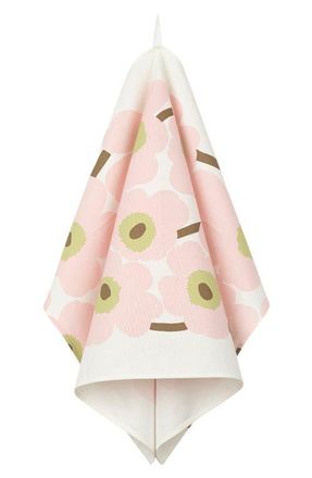 Marimekko Unikko Kitchen Towel in White at Nordstrom, Size One Size Oz