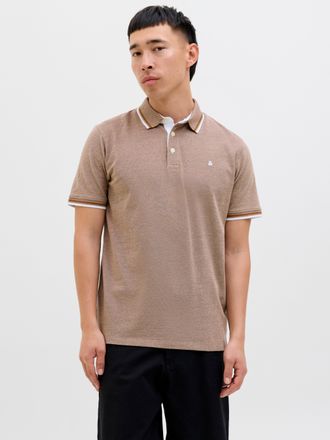 Jack & Jones JJEPAULOS POLO SS NOOS mit Logo Stickerei
