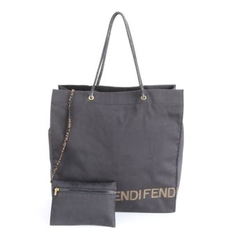 Fendi Black Handbag Tote Bag (Pre-Owned)