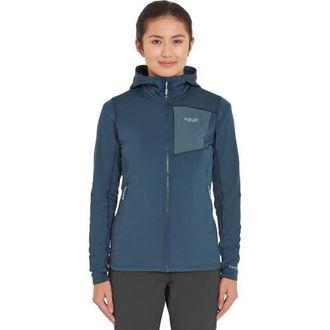 RAB Superflux Full-Zip Hooded Jacket - Womens in Tempest Blue at Nordstrom, Size X-Large