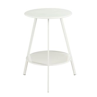 MiCa Decorations Mesa seatle blanco h58xb46xl46cm