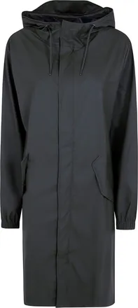 Rains Coat Hooded Fishtail