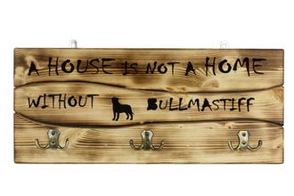 OEM Bullmastiff, Bulmastiff - Percha Con Perro, Expositor De Medallas, Decoraci&oacute;n Del Hogar De Art-dog