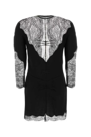 The Attico Black Exterior: Virgin Wool Abiti Dress