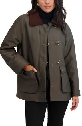 Elie Tahari Taylor Barn Jacket in Olive at Nordstrom Rack, Size Medium