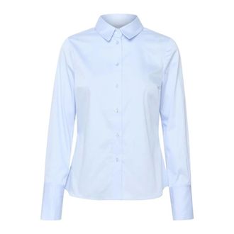 Inwear Pastel Blue Classic Shirt - female - InWear - Shirts - Blue - 2XS - Blouses & Shirts