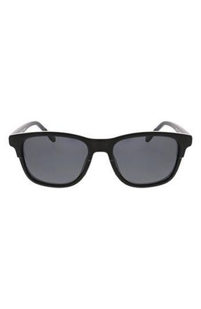Hurley 55mm Polarized Square Sunglasses in Black at Nordstrom Rack