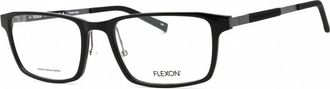 Flexon Demo Rectangular Mens Eyeglasses FLEXON EP8008 001 55