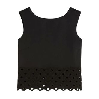Max Mara Sleeveless Tops, female, Black, Size: L Bchmaggio Top