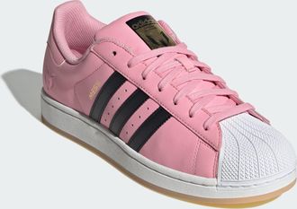 adidas adidas Performance Unisex Superstar Messi Shoes - Pink Leather - Size UK 12.5