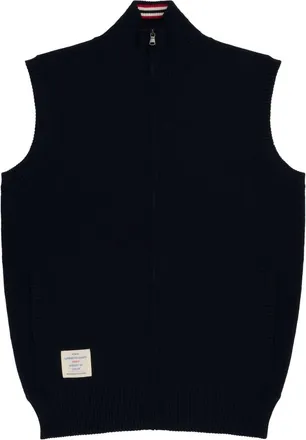 Amundsen & Scott Mens 5Mila Knitted Vest In Faded Navy