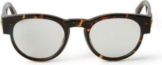 Off-white Round Frame Glasses