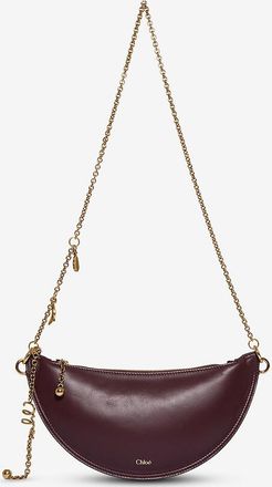 Chlo&eacute; Schultertragetasche in Halbmondform aus Leder Icons