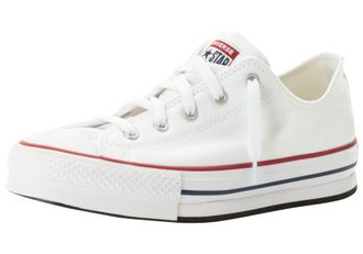 Converse Sneaker CONVERSE CHUCK TAYLOR ALL STAR EVA LIFT CANVAS PLATFORM, Damen, Gr. 38,5, weiss (wei&szlig;, garnet, navy), Textil, Schuhe Sneaker