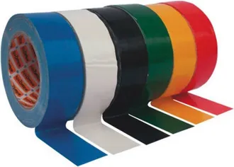 Trade Shop Trade Shop - Set 6 Pezzi Nastro Telato Americano Adesivo 50mm X 12mt Isolante Per Riparazioni