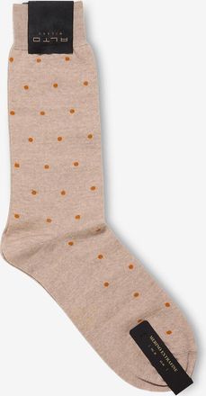 Alto Milano Socken aus Schurwollmix mit Tupfenprint