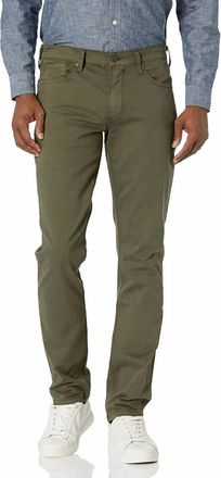 Paige Mens Federal Slim Fit Straight Leg Eco Twill Pant In Laurel Oak