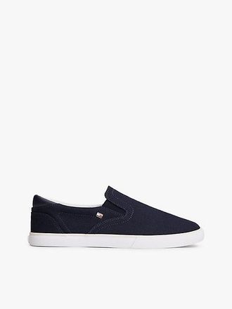 Tommy Hilfiger Low Profile Canvas Slip-On Trainers