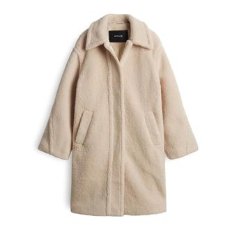 OPUS Heddy Coat - Dames - Mantels - Beige - Maat: L Poliester