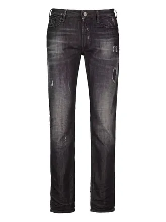 Emporio Armani Jeans con effetto vissuto - Nero