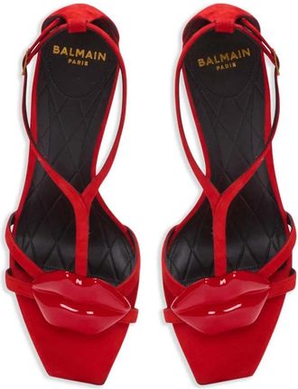 Balmain Sandalen - Sandals Rouge - Gr. 36 (EU) - in Rot - für Damen