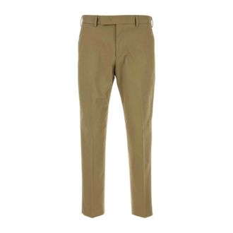 Pantaloni Torino Khaki Stretch Wool Trousers - male - PT Torino - Chinos - Green - XL - Trousers