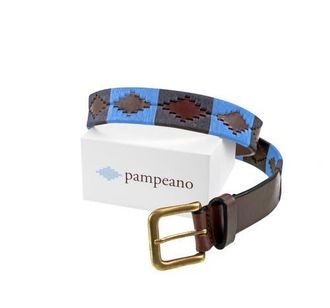 Pampeano Azules Belt in Brown/navy/sapphire Blue at Nordstrom, Size 40
