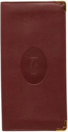 Cartier Pre-owned Portafoglio Lungo Vintage (bi-fold) - - Pre-owned - Donna - Rosso - ONE SIZE