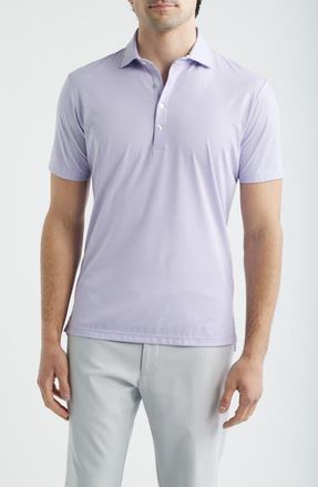 Johnnie-O Elba Top Shelf Cotton Blend Piqu&eacute; Polo in Wisteria at Nordstrom, Size Xx-Large