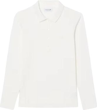Lacoste L.12.D Slim Fit Stretch Mini Piqu&eacute; Polo - Dames - Polos - Wit - 4XS - Katoen - Tops