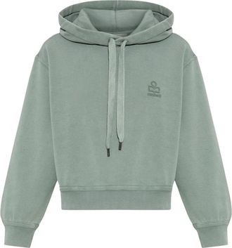 Isabel Marant Salmy Sweatshirt - Dames - Hoodies - Groen - S - Katoen - Hoodies & sweatvesten