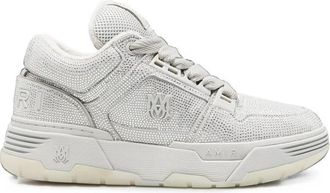 Amiri Silver Embellished Sneakers
