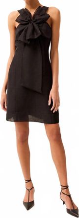 Marie Oliver Lila Mini Dress In Black