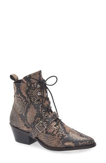 Deals Allsaints All Saints Katy Snake Boots AllSaints Leather